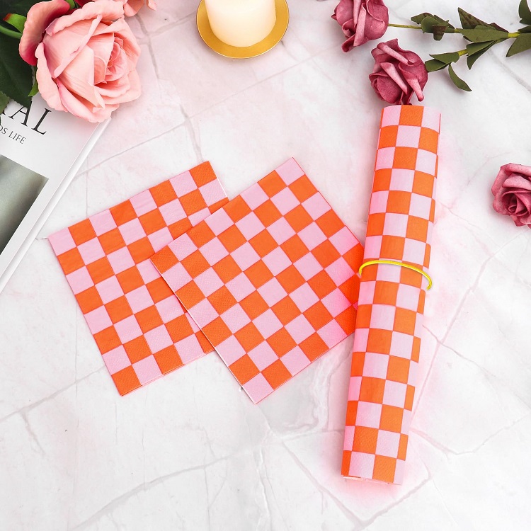 Red Picnic Plaid Paper Napkin